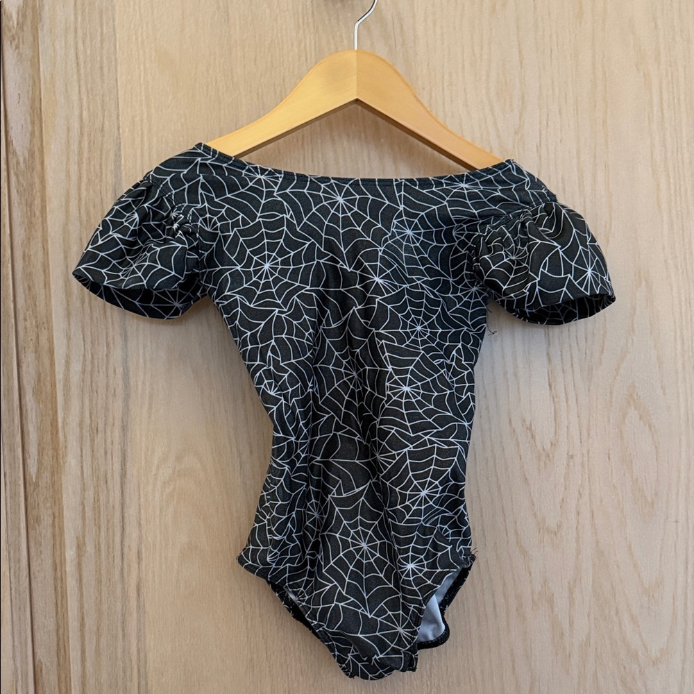 Kids Spider Web Halloween Costume - Black